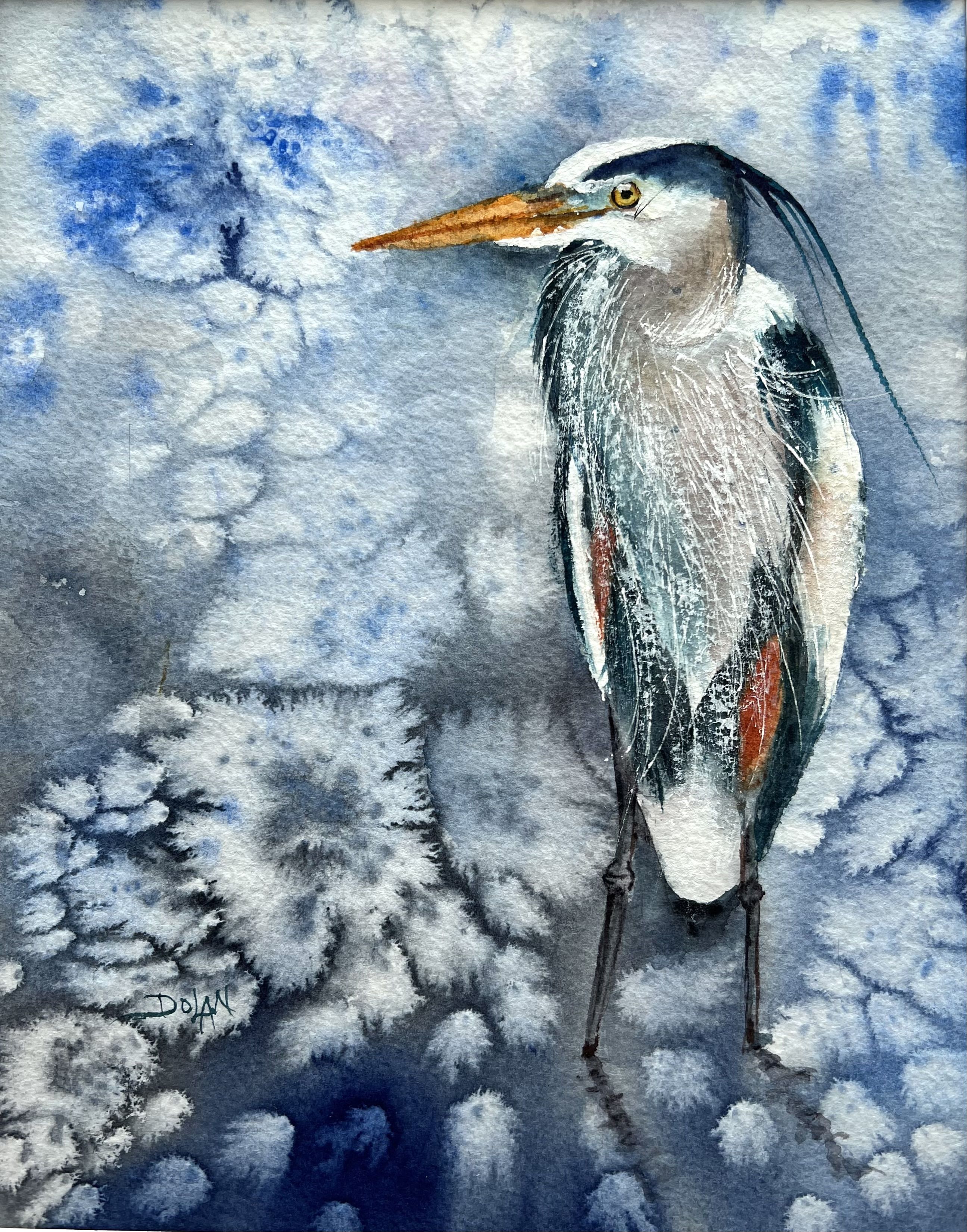 Heron In Water